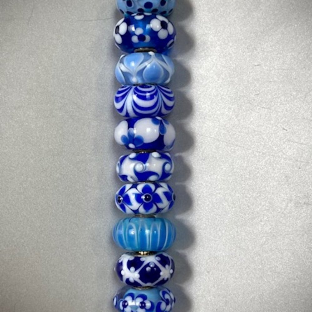 Set of Trollbeads Unique Beads